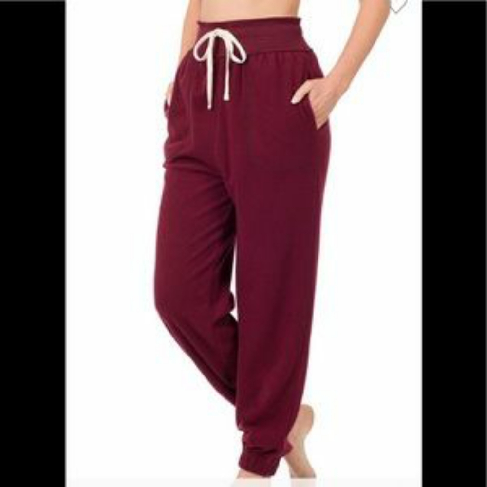 Zenana Fleece Sweatpants Size Small